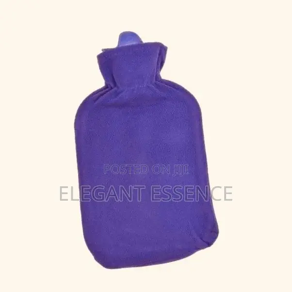 Hot Water Bottle With Soft Fleece Cover Rubber Hot Water Bag