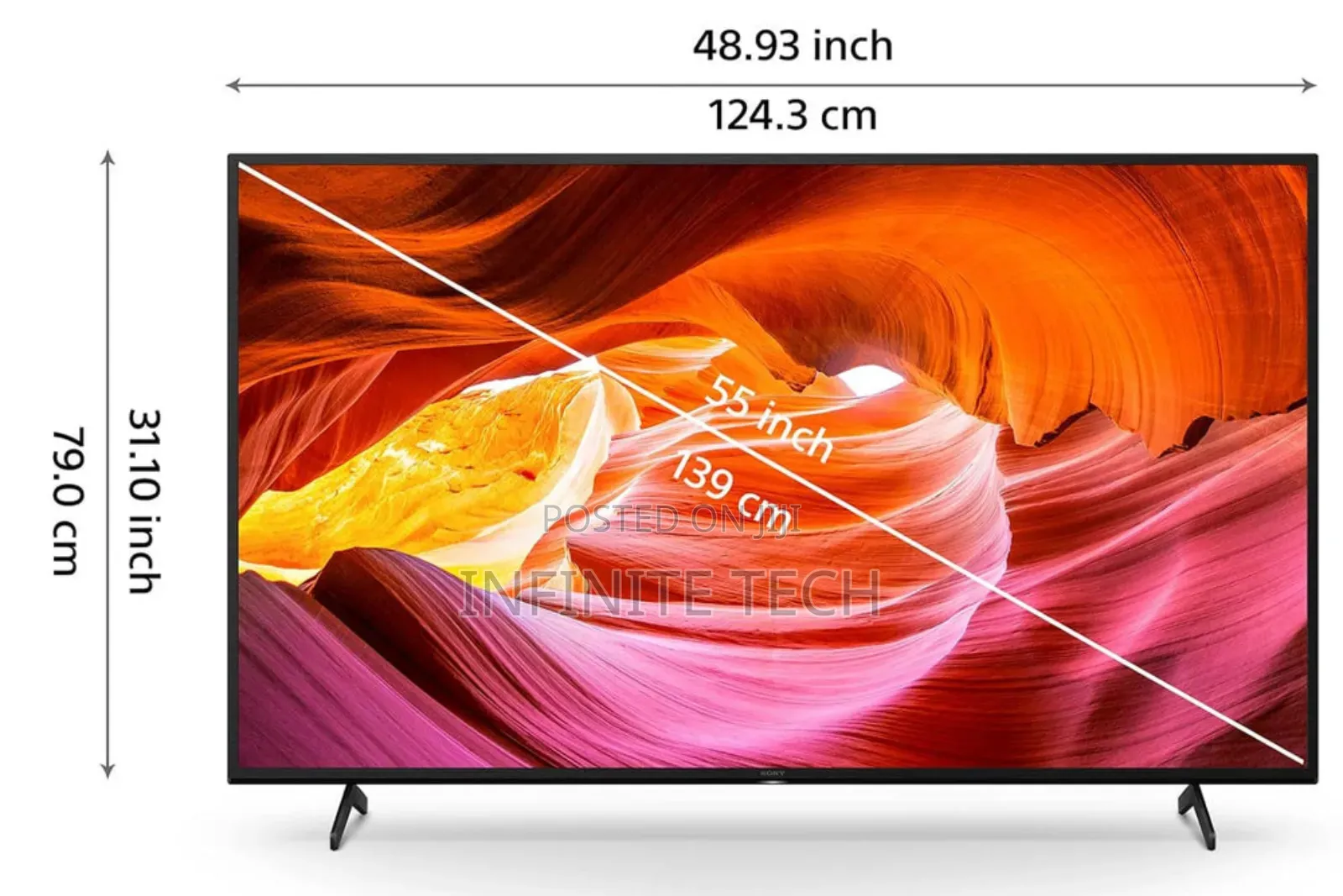 Sony Bravia 55x75k 55-inch 4k Uhd Hdr Smart Google Tv