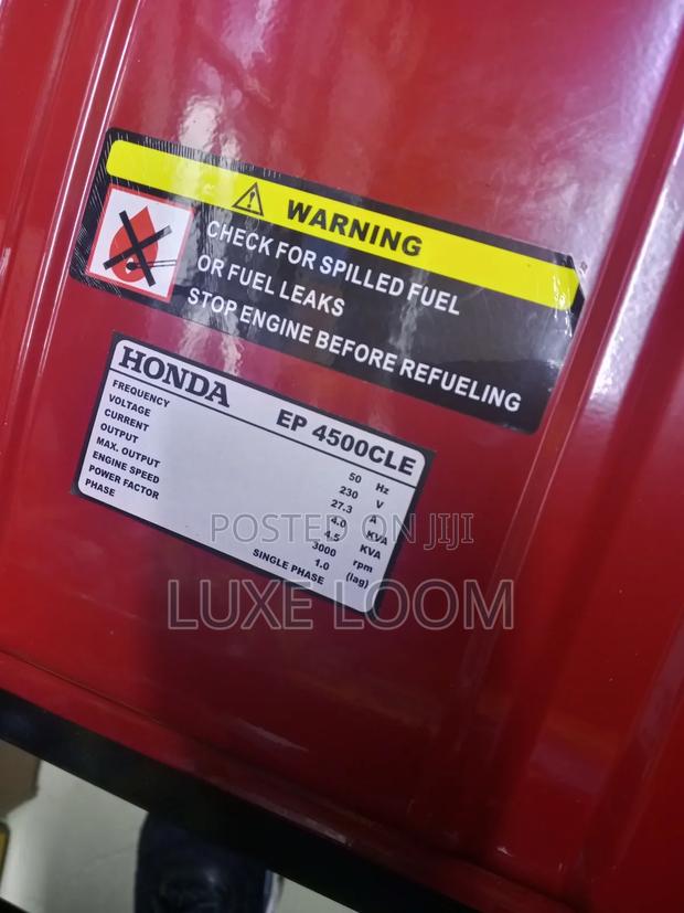 Heavy Duty Honda Generator 4.5kva - thumbnail 2
