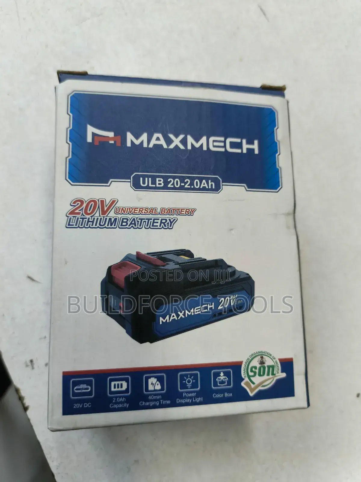 2.0 Ah Maxmech Lithium Battery