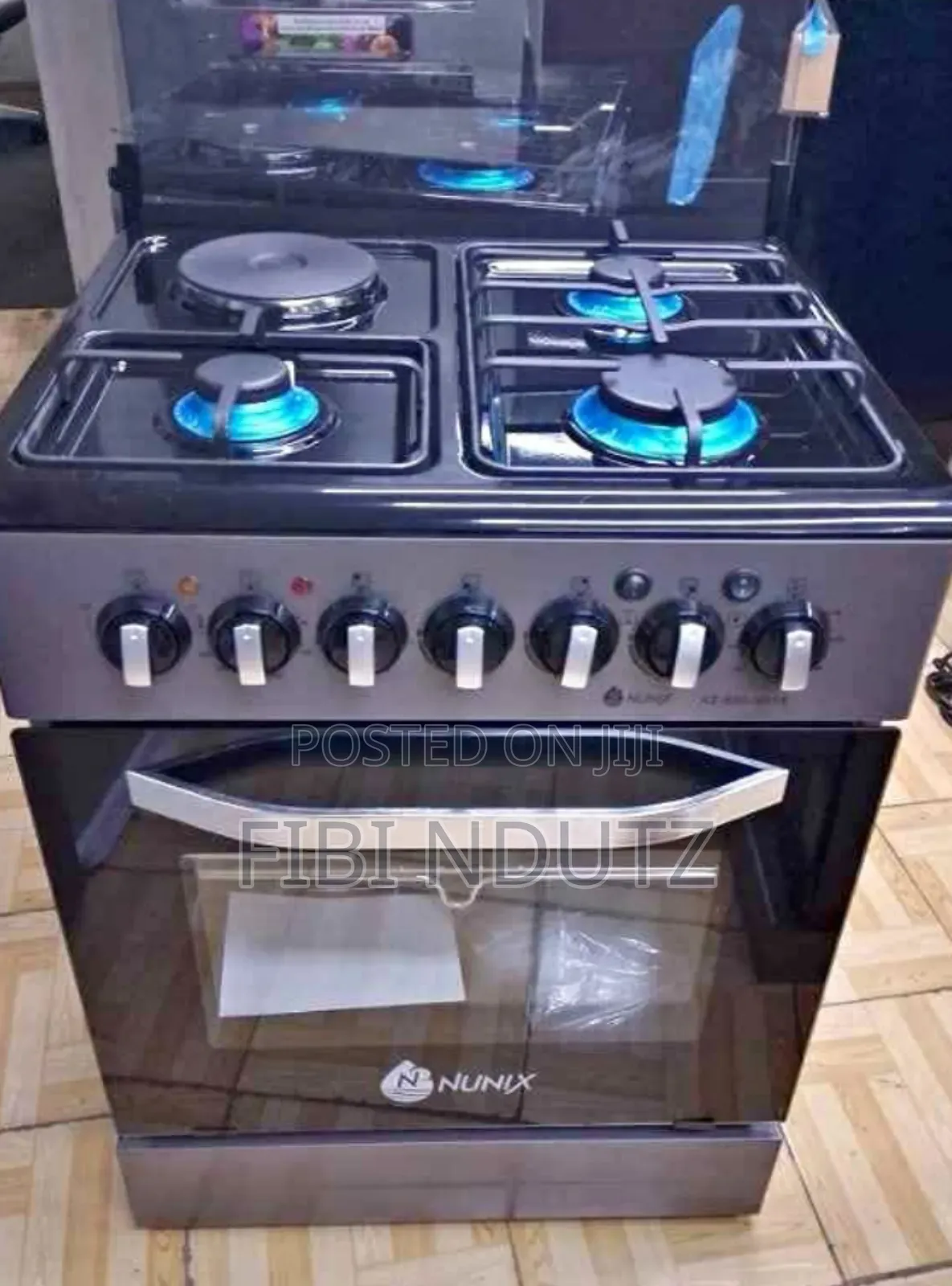 Nunix 60 by 60 3g+1e and Electric Oven/Nunix Cooker