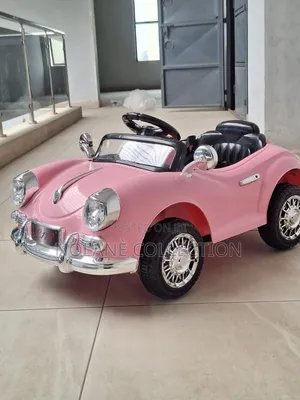 Pink Kids Electric Toy Car