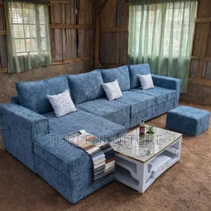 Lshape 7seater Springed Cushions