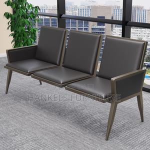3-Link Heavy Duty Office Reception Bench – Waiting Area Seating - thumbnail 2