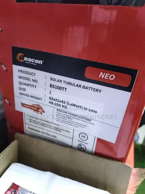 Beacon Solar Tubular Flooded 12v 100ah Battery