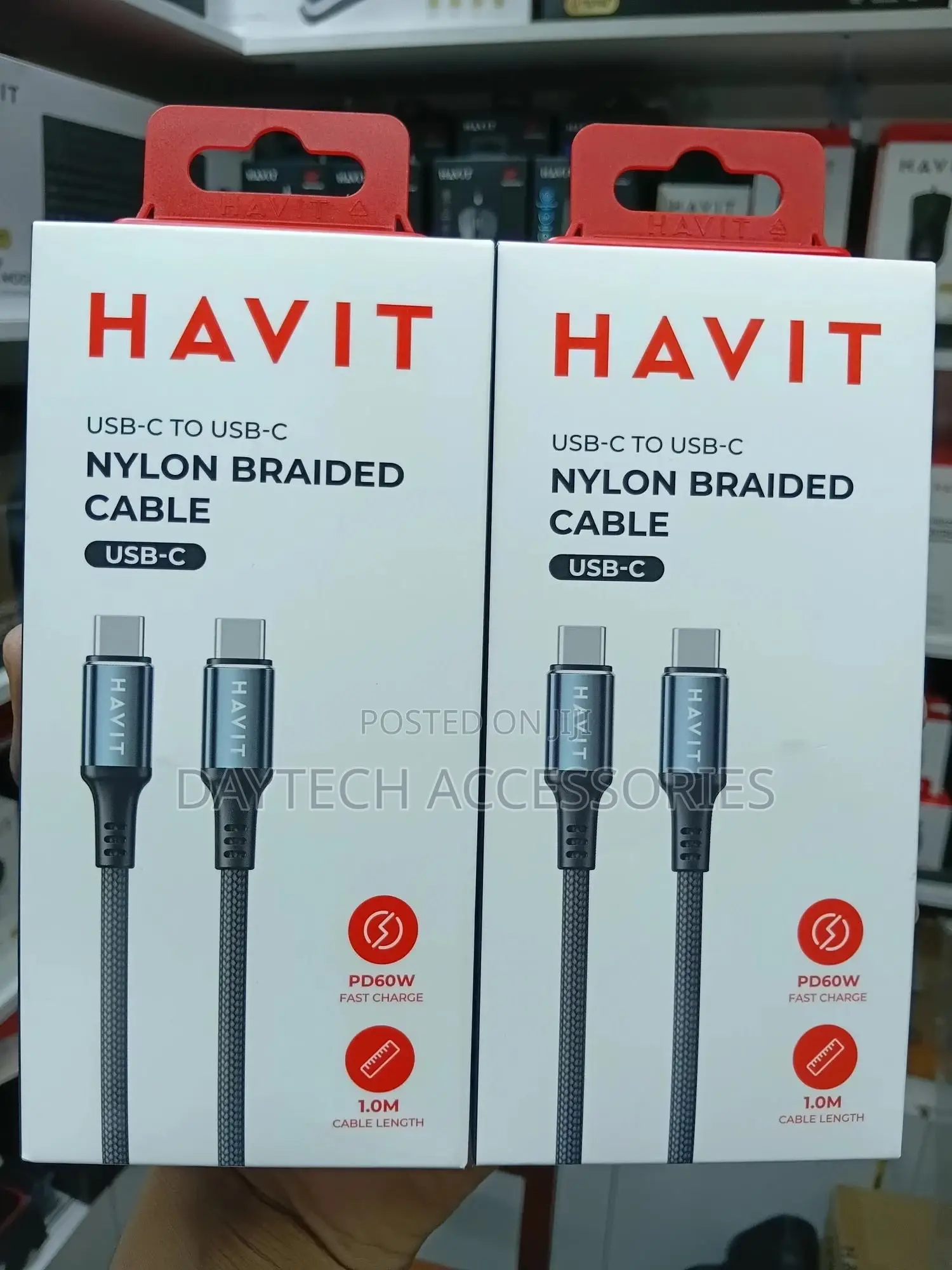 Havit Cb6310 Pd60w Usb-C to Usb-C Cable 1m