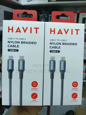 Havit Cb6310 Pd60w Usb-C to Usb-C Cable 1m