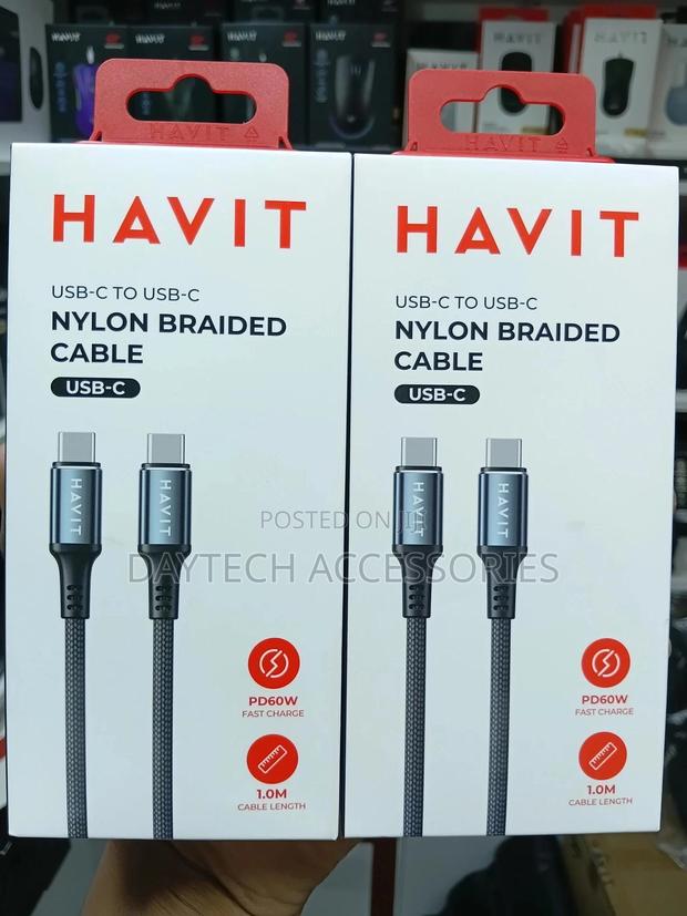 Havit Cb6310 Pd60w Usb-C to Usb-C Cable 1m