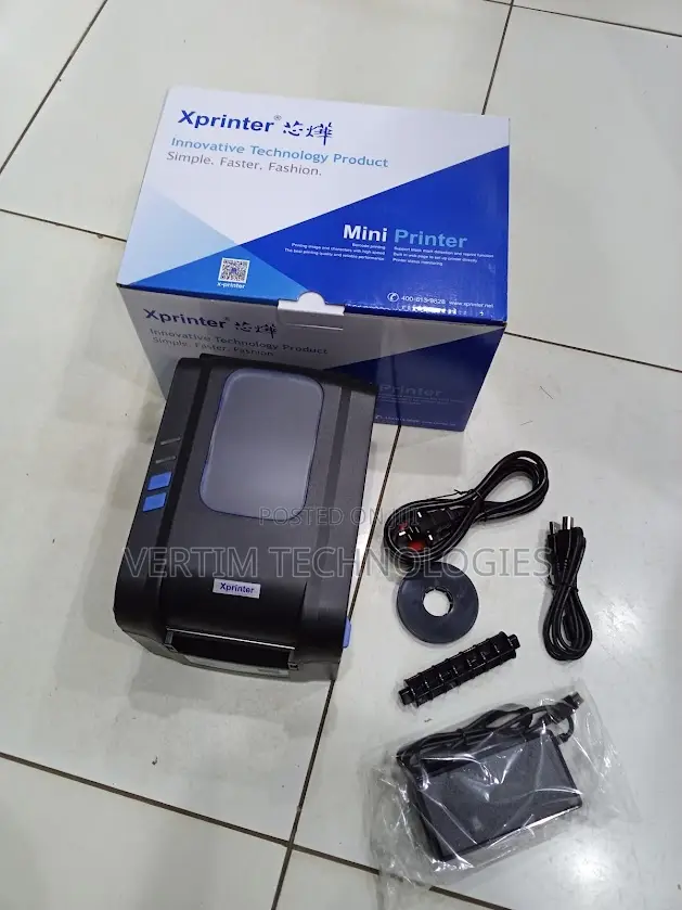 Xprinter Thermal Label Printer Xp-370b Barcode Label