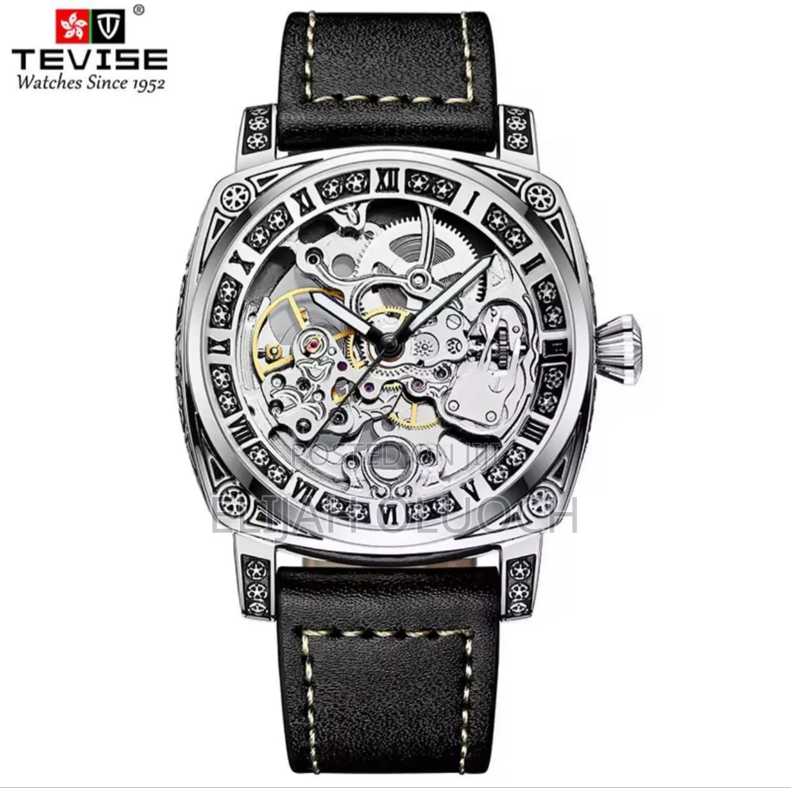 Tevise Automatic Skeleton Design Gents Watch