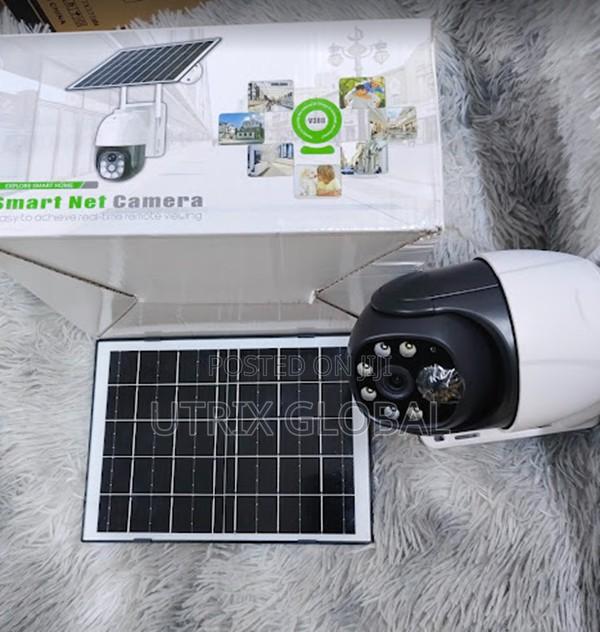 V380 Solar Powered 4g Camera Outdoor Wireless Cctv