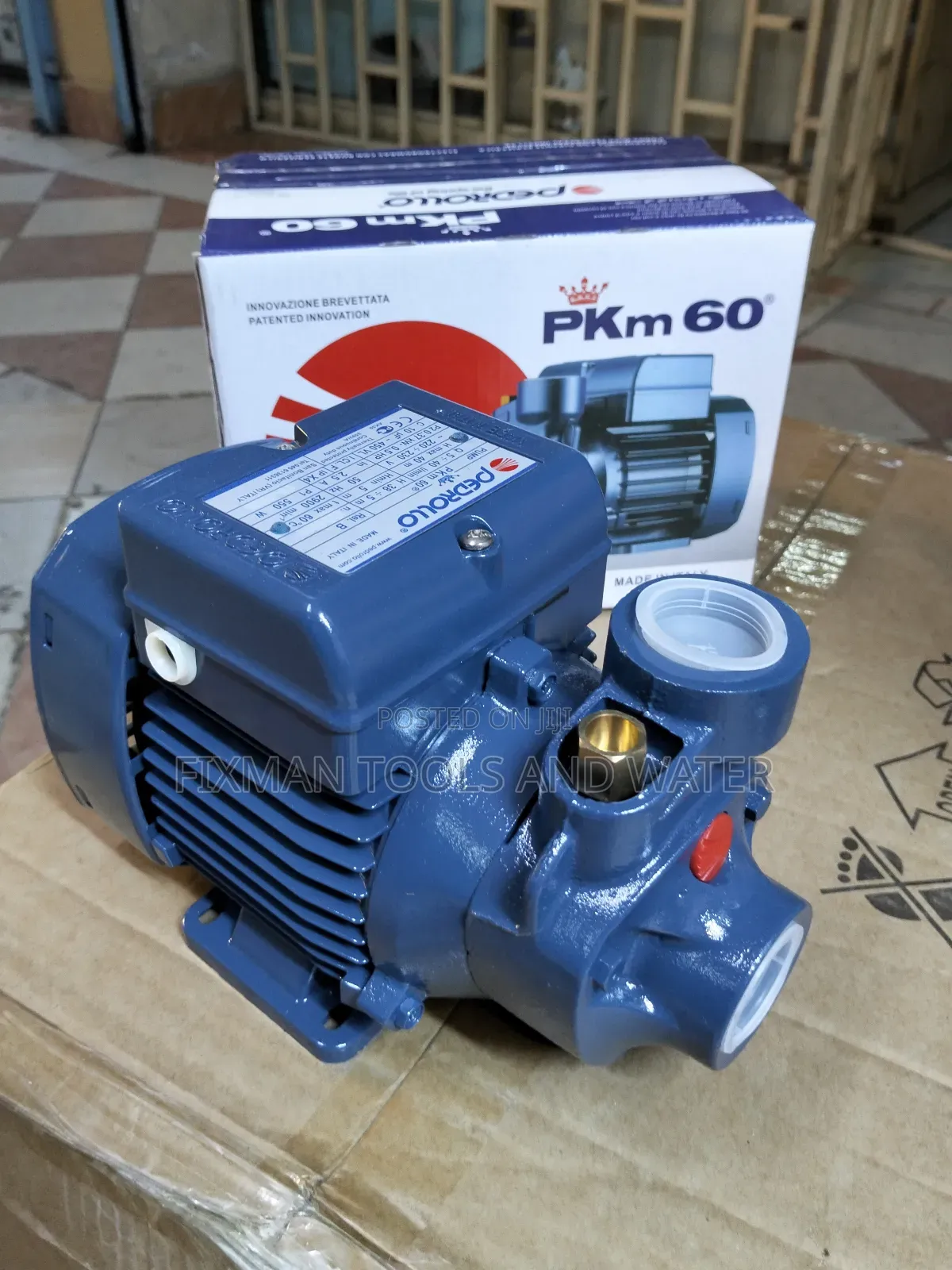 New Pedrollo Water Pump 0.5hp 30m Head Best For Domestic Use