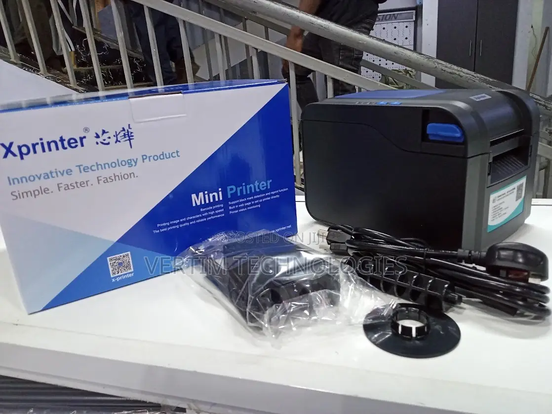 Assured Xp-370b Usb Xprinter Thermal Barcode Printer, Stickers