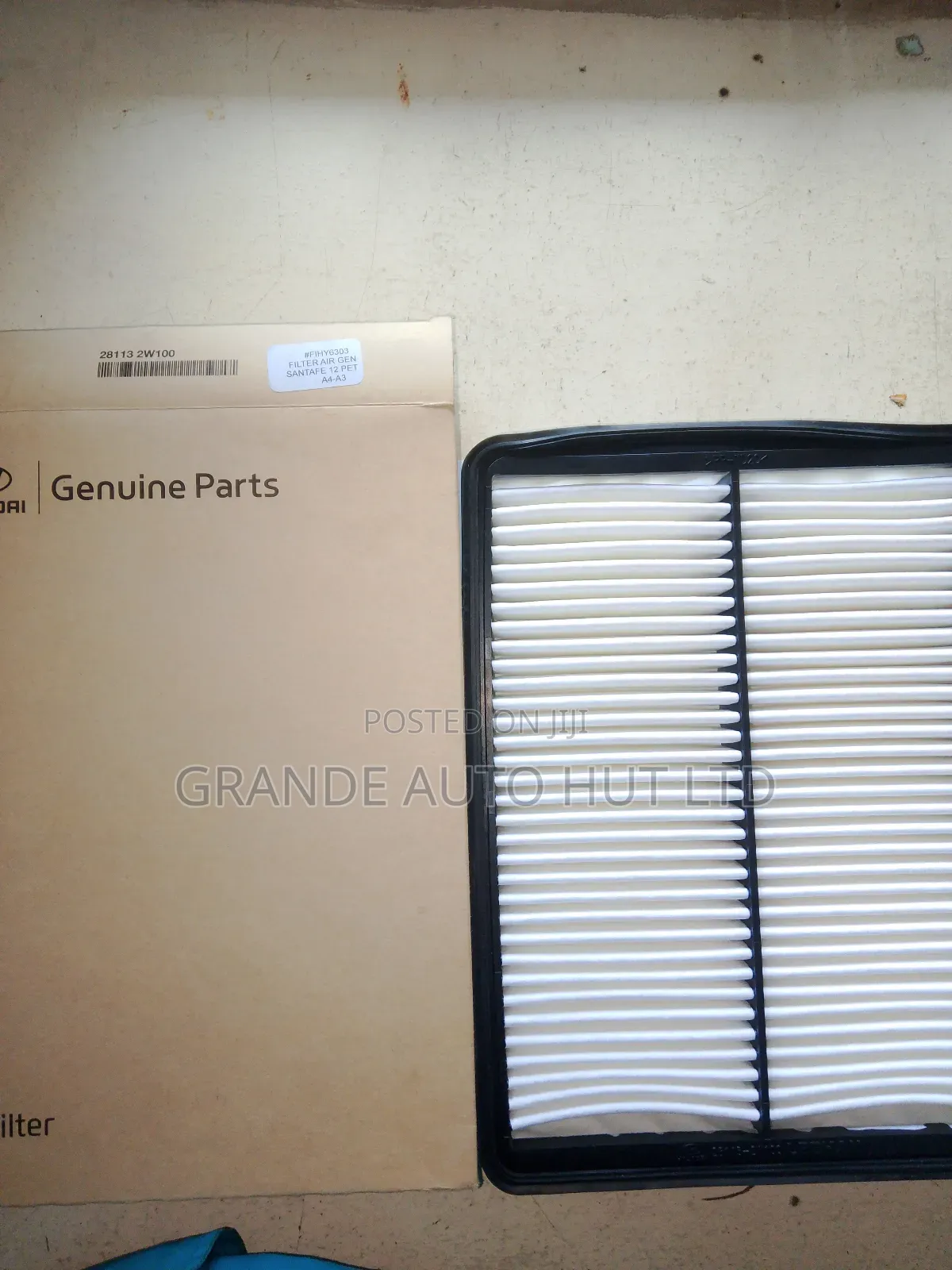 Air Filter Hyundai Santa Fe 2012 Petrol (Genuine)