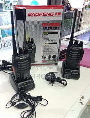 2pcs Bf-888s Walkie Talkie Baofeng 888s Handheld Radio Calls