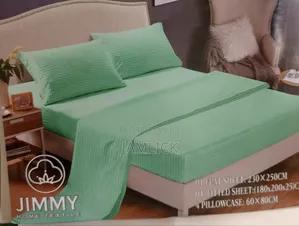Coloured Stripped 6pc Mattress Cover Set –Tr