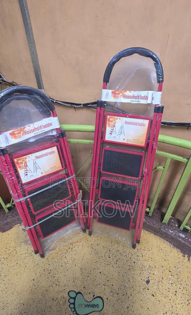 3steps Ladder Red Ladder