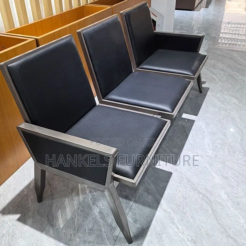Heavy Duty 3 Link Waiting Bench for Office or Hospital