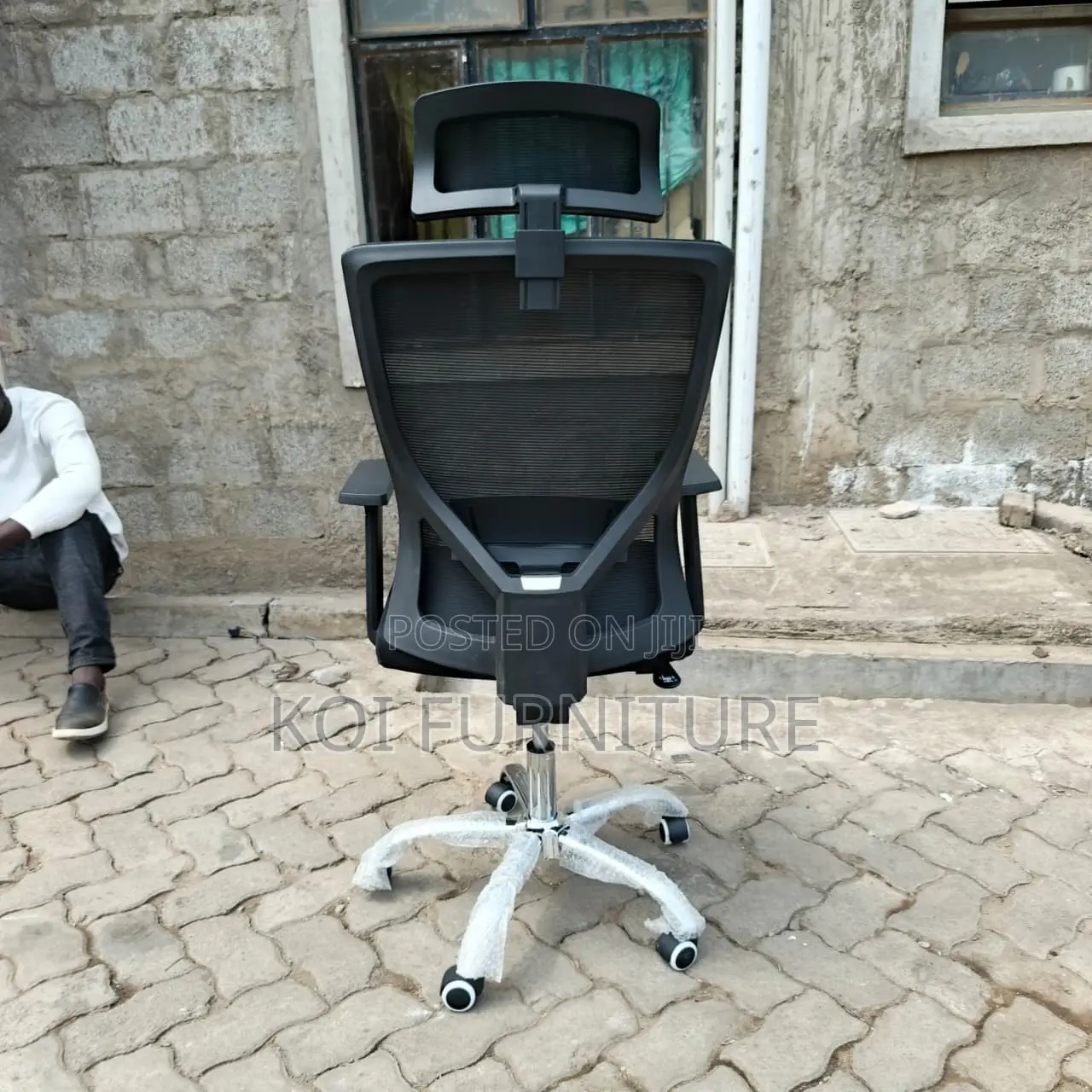 Office Chair : Ergonomic High Back Mesh Office Chair -Adjustable
