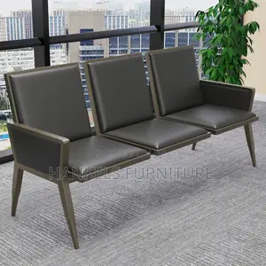 Modern 3 Seater Reception Bench for Office Lobby
