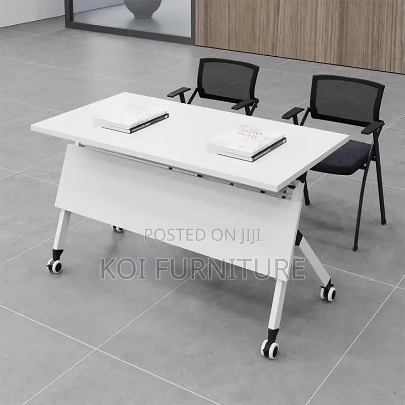Office Table : Mobile Foldable Conference Table With Flip Top