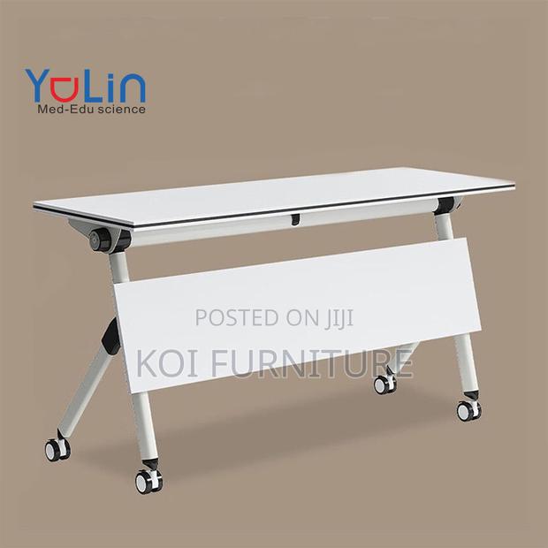 Office Table : Mobile Foldable Conference Table With Flip Top - thumbnail 4