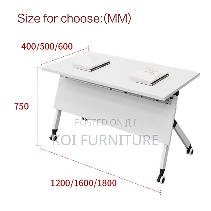 Office Table : Mobile Foldable Conference Table With Flip Top