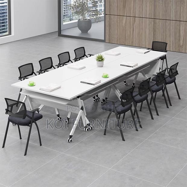 Office Table : Mobile Foldable Conference Table With Flip Top - thumbnail 10