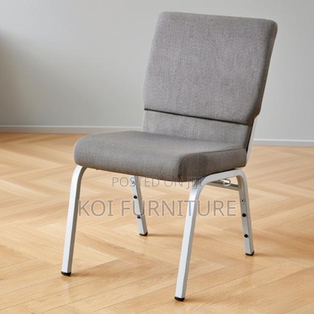 Office Chair : Hercules Series Fabric Stacking Church Chairs - thumbnail 4