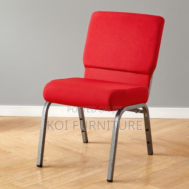 Office Chair : Hercules Series Fabric Stacking Church Chairs - thumbnail 5