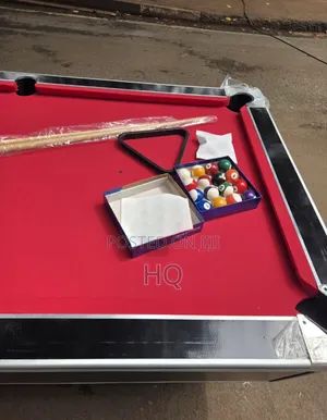 Pool Table Red Carpet Marble and Jointers Model Rf_987624_tlk