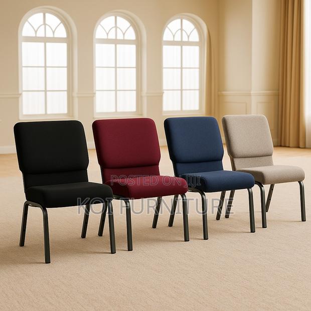 Office Chair : Hercules Series Fabric Stacking Church Chairs - thumbnail 6