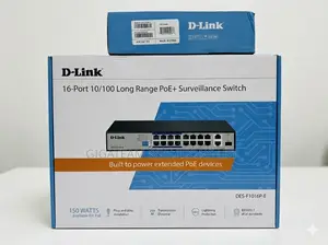 D-Link Des-F1016p-E 16 Ports Fast Ethernet Poe Switch