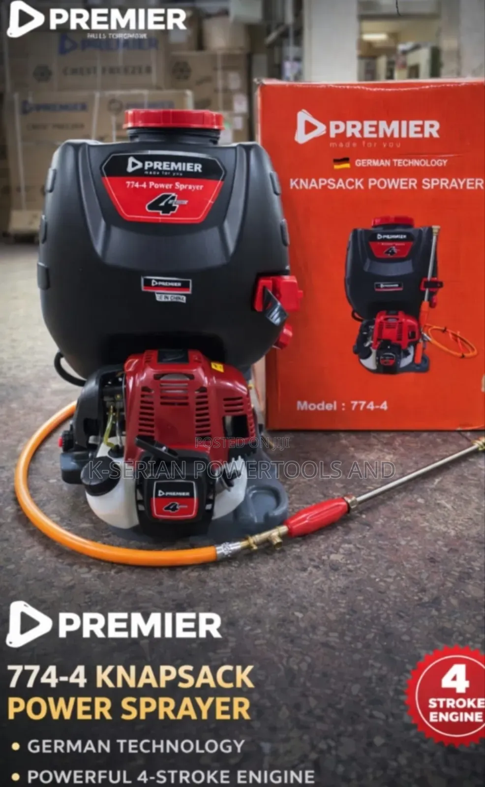 Premier Knapsack Power Sprayer/Petrol Knapsack Sprayer