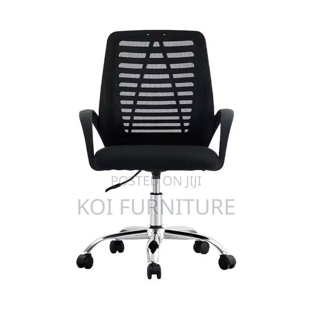 Office Chair : Medium Back Mesh Office Chair - thumbnail 12