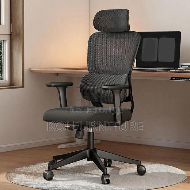 Office Chair : Ergonomic High-Back Mesh Office Chair - thumbnail 2