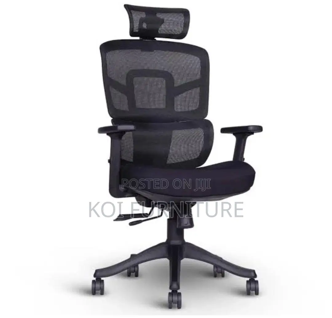 Office Chair : Ergonomic High-Back Mesh Office Chair