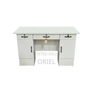 Office Desk : 1.2m Office Desk With Multiple Lockable Drawers
