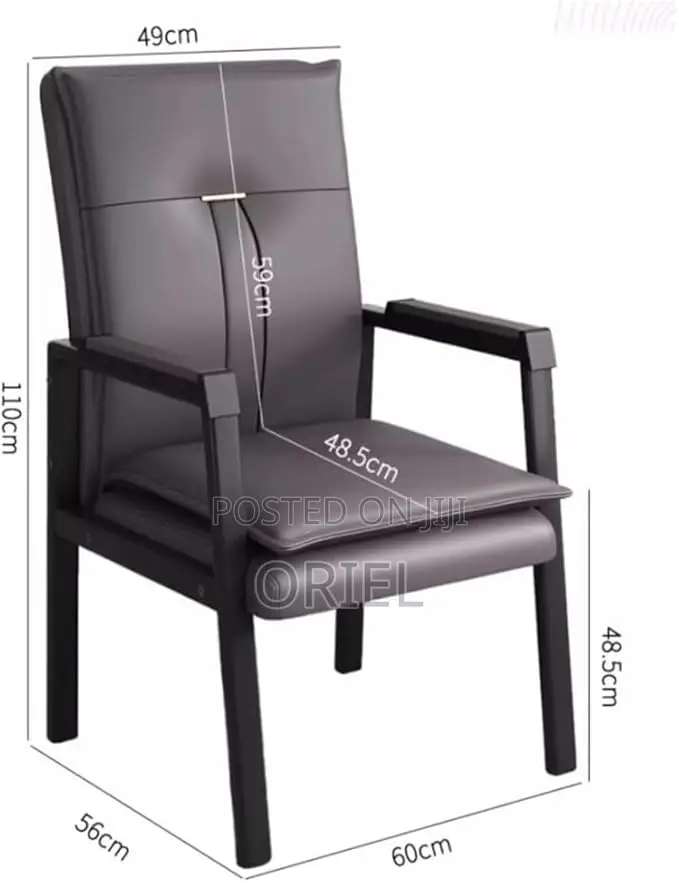 Office Chair : Executive Office Visitor Chair With Fixed Armrest