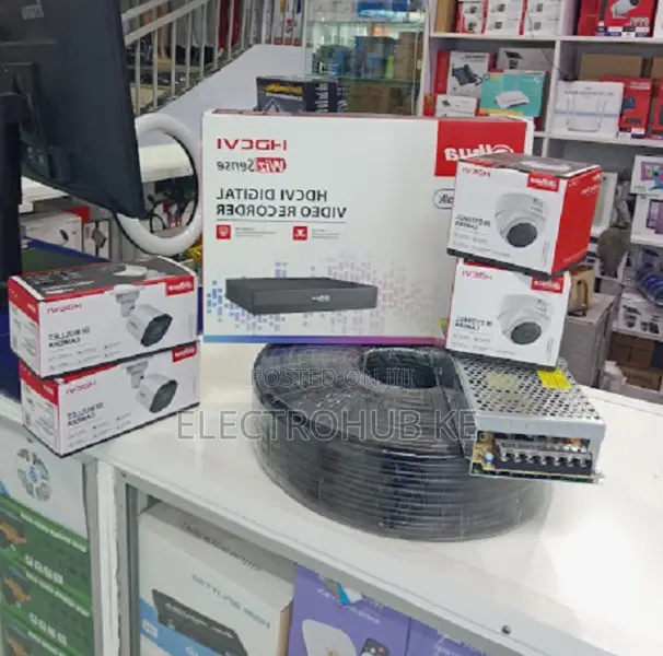 Dahua 4 Channel Full Kit Cctv Cameras Package Sets