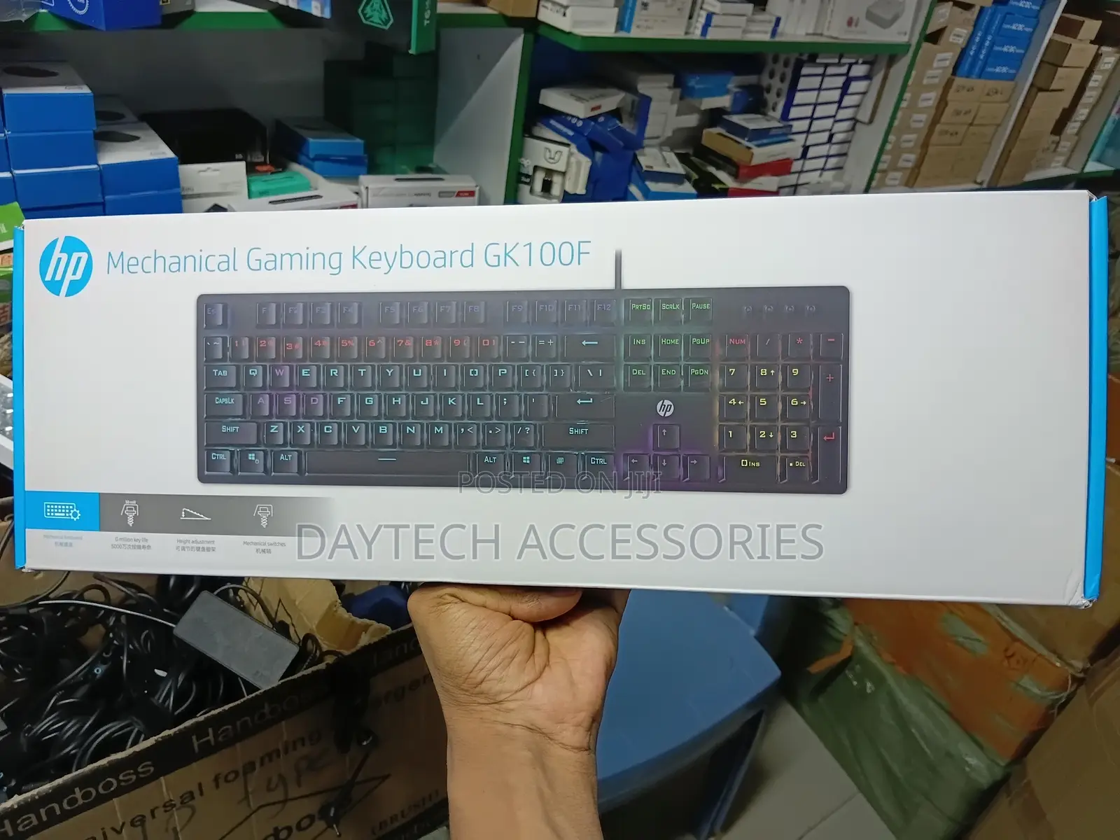 Hp Mechanical Gaming Keyboard Gk100f - Black