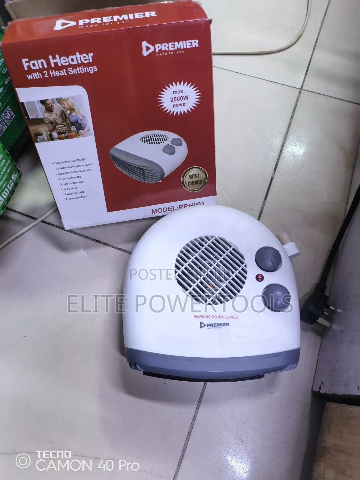 2000w Primier Home Room Heater