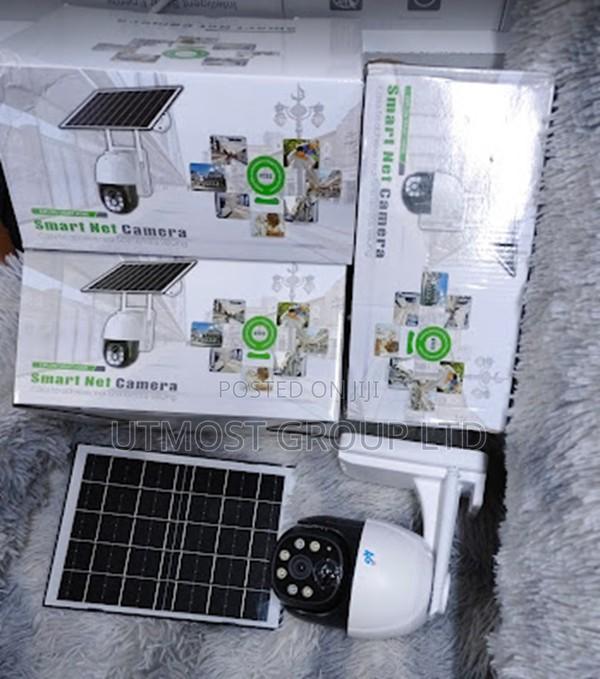 V380 4g Solar Security Camera With Mobile App View - main view