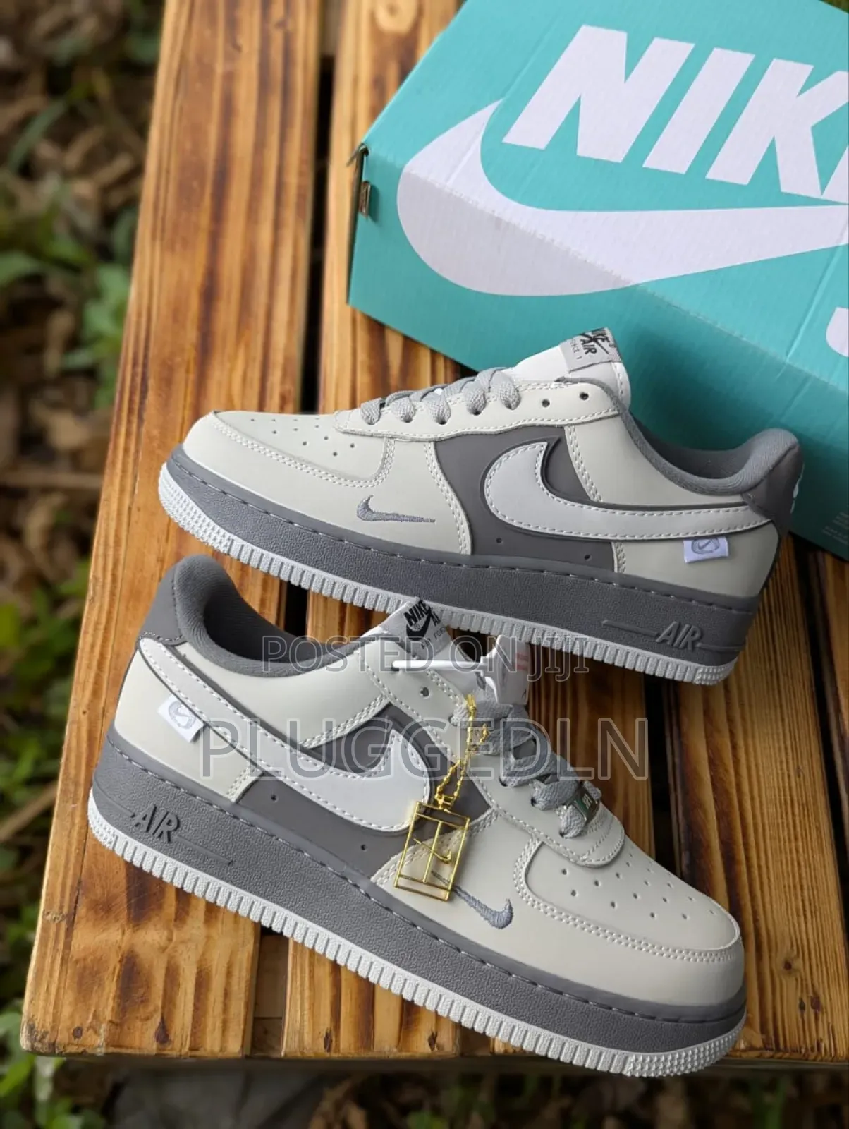 Nike Air Force 1 Low "White/Grey- 39 40 41