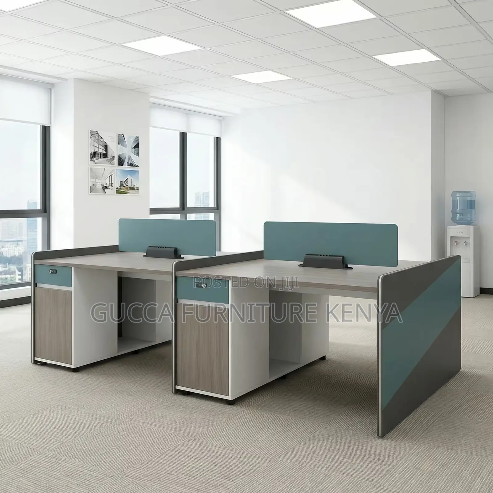 4-seater Modern Office Team Workstation