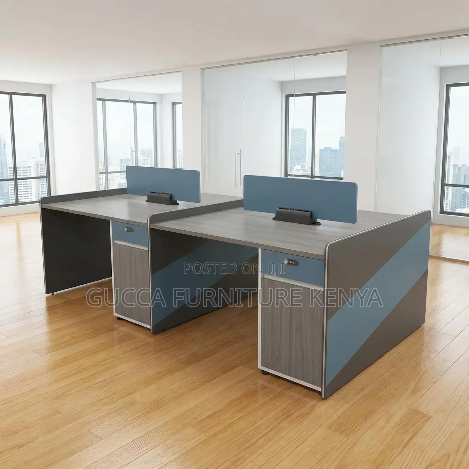 4-seater Modern Office Team Workstation