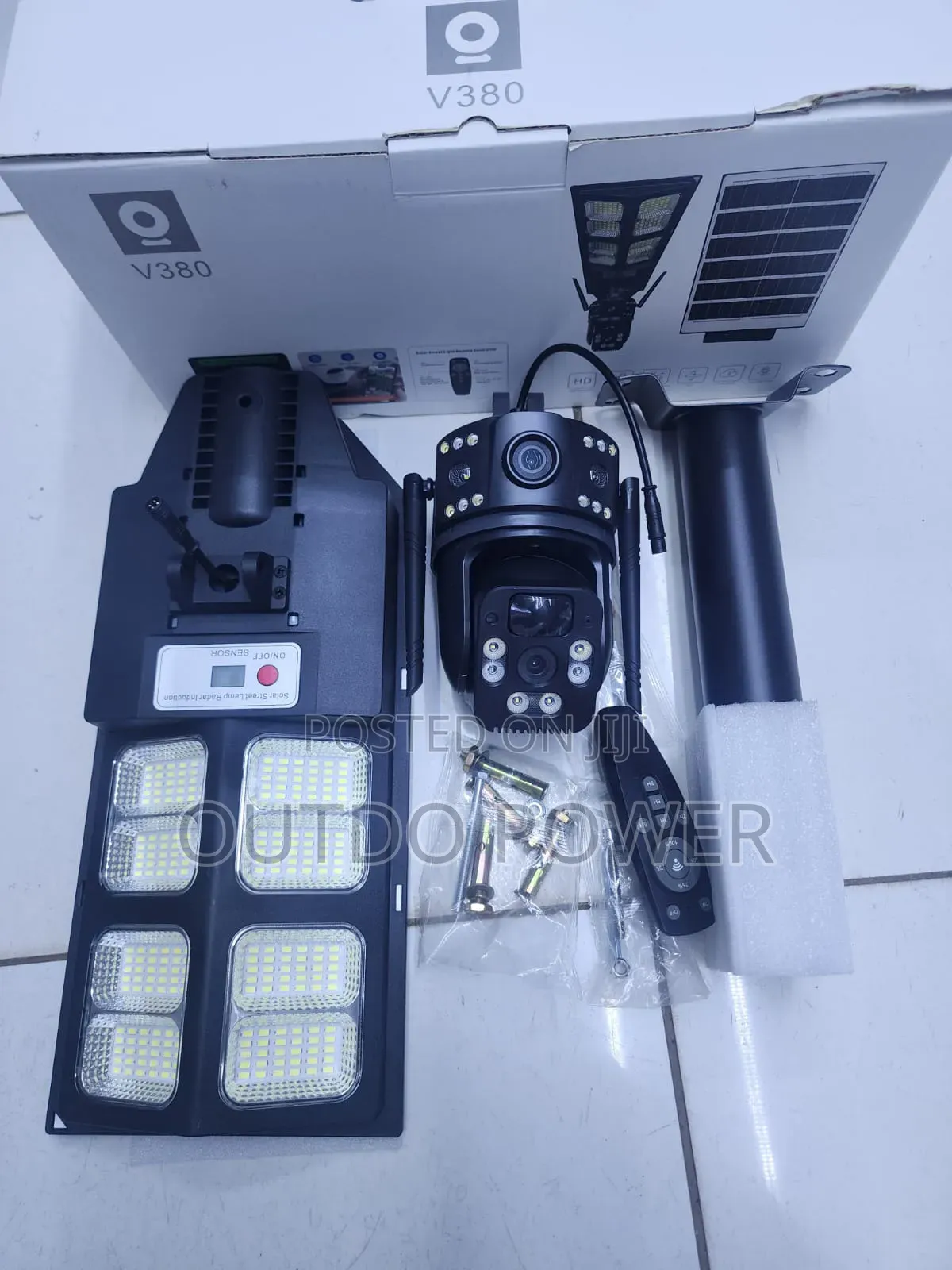 Dual Lens Wifi Street Light With Camera