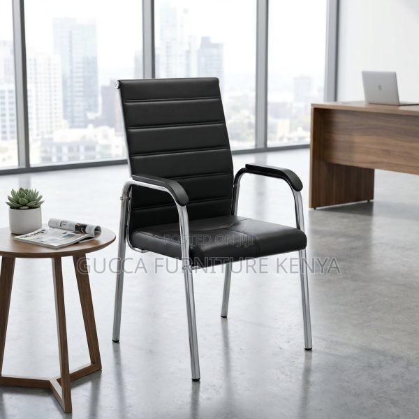 Executive Leather Mid-back Conference Chair - thumbnail 2