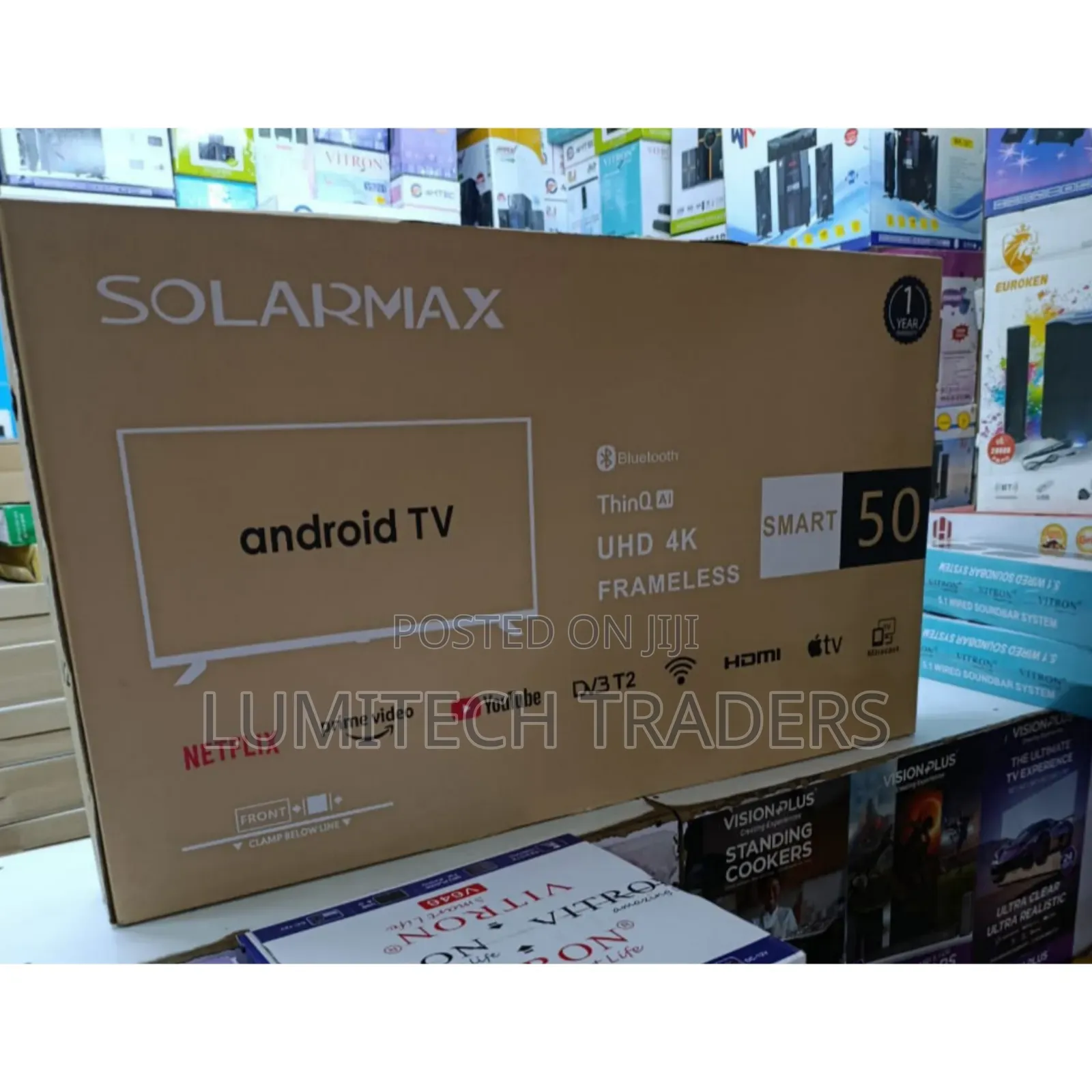 Solarmax Frameless 50 Inch Tv