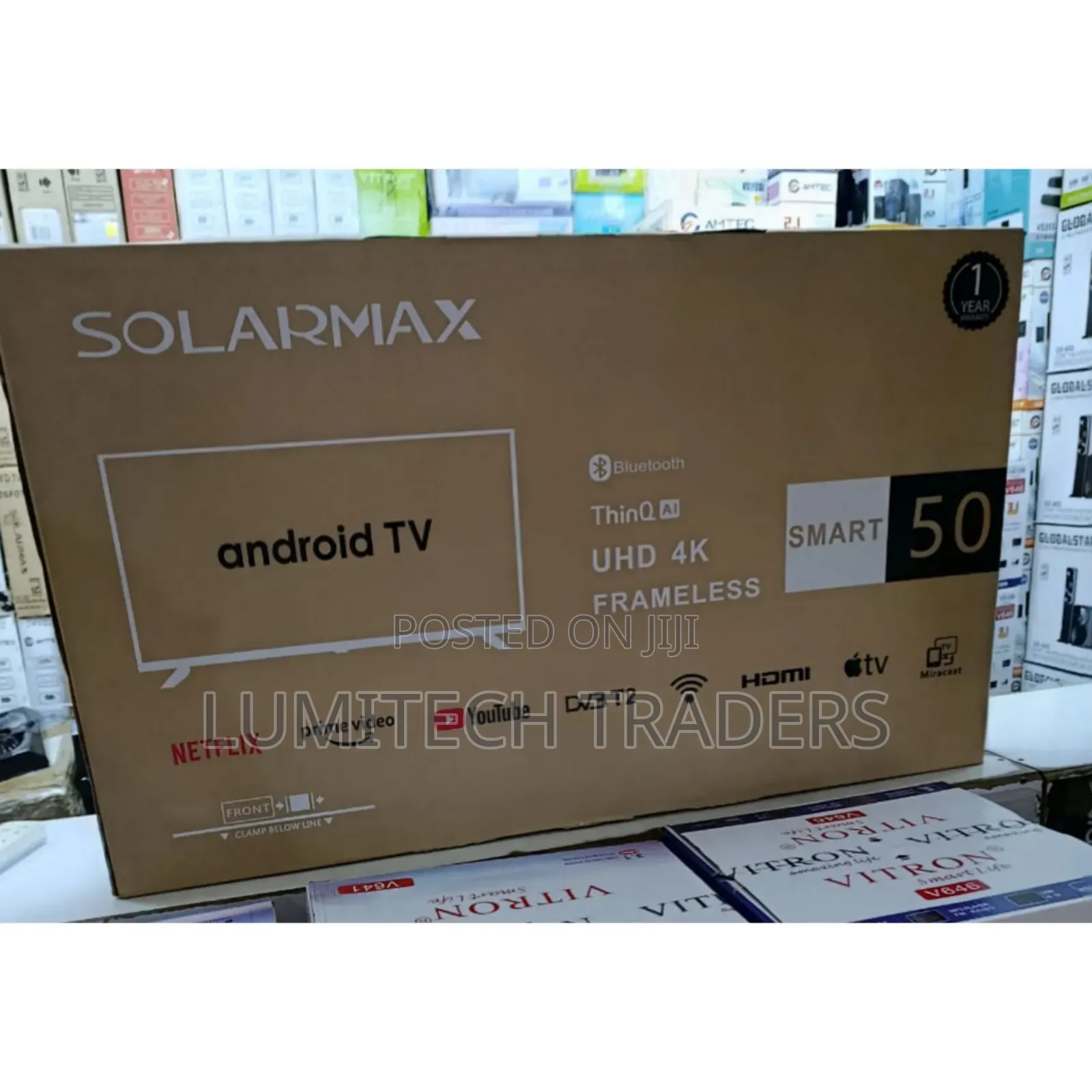 Solarmax Frameless 50 Inch Tv